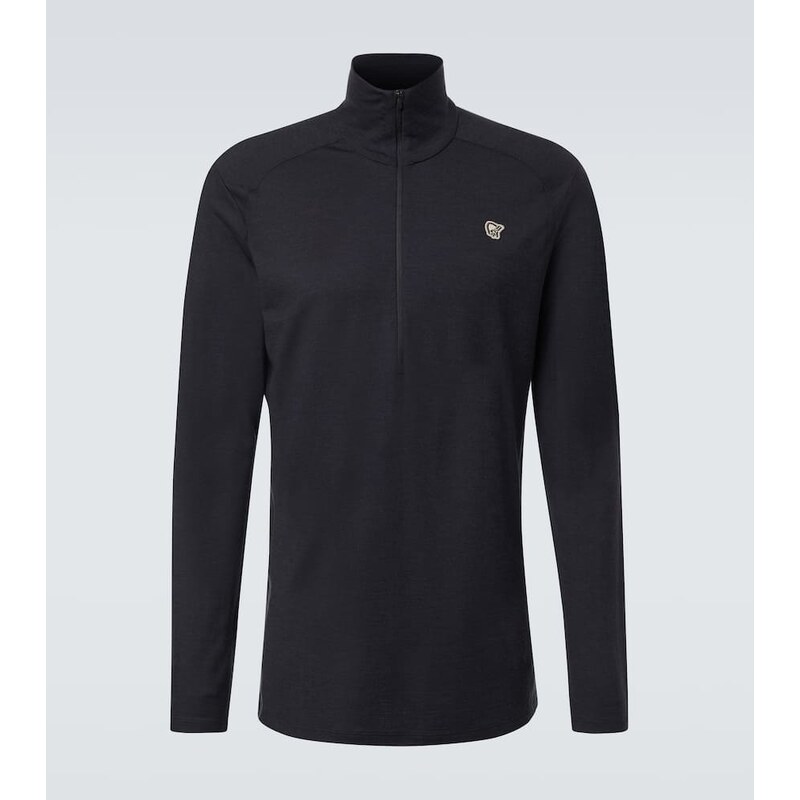 Norrøna Femund wool half-zip ski top