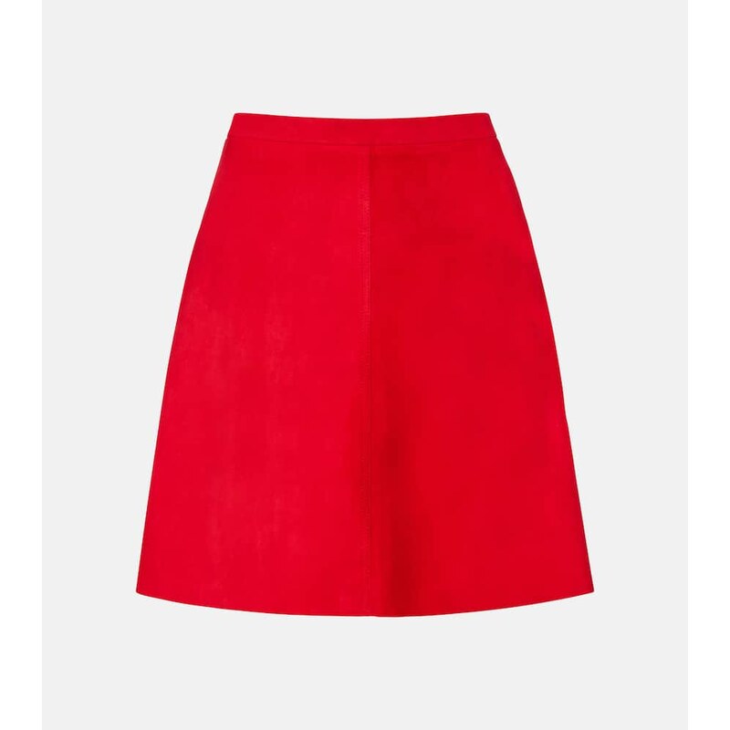Stouls Lucie 22 suede miniskirt