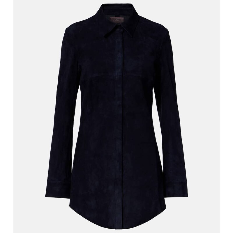 Stouls Geraldine suede shirt dress