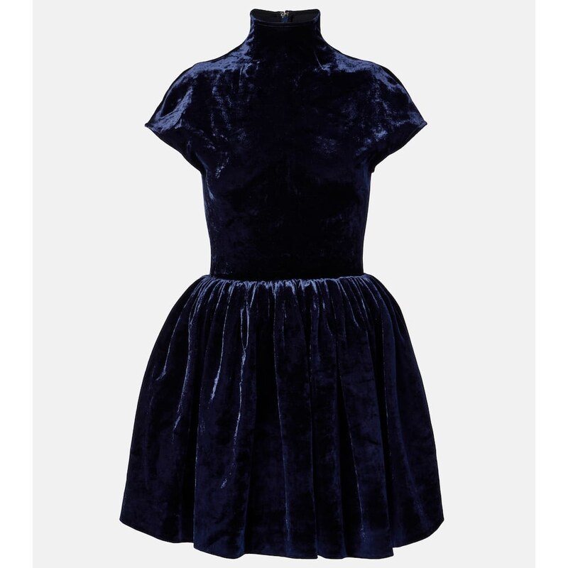 Alaia AlaÃ¯a Velvet minidress