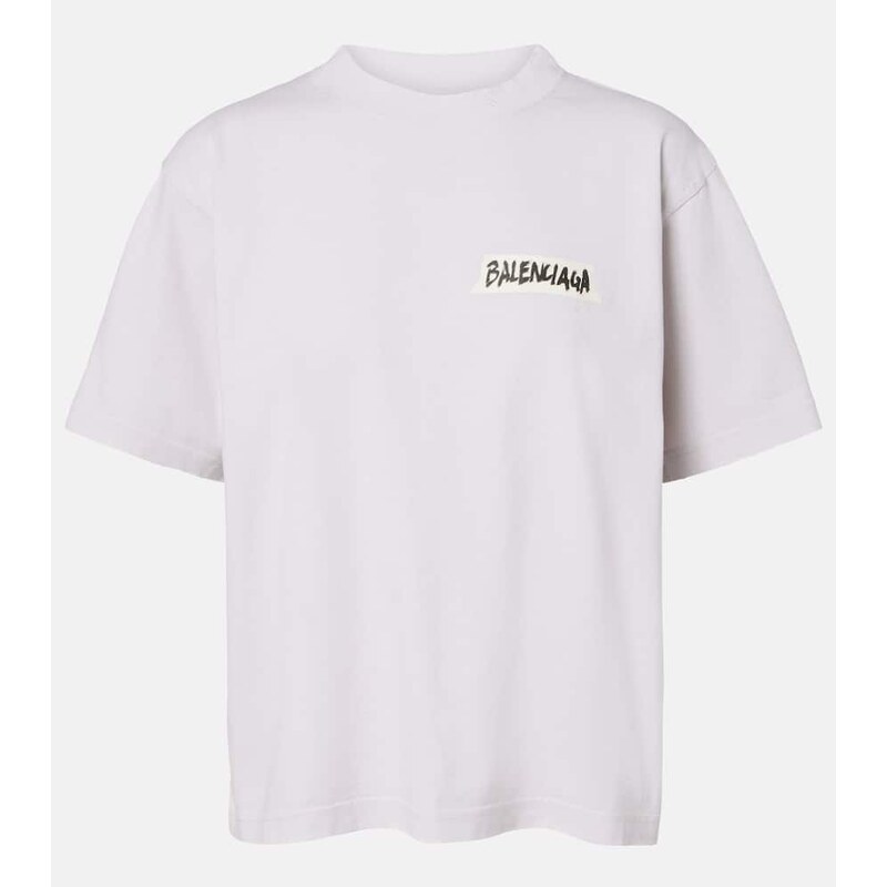 Balenciaga Logo cotton jersey T-shirt