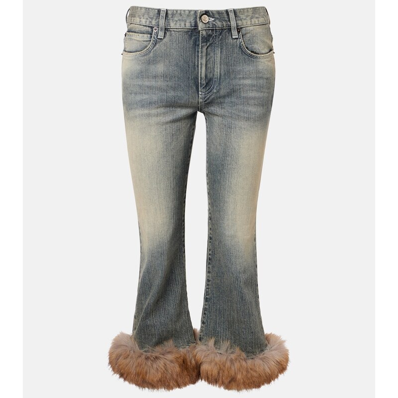 Balenciaga Low-rise capri jeans