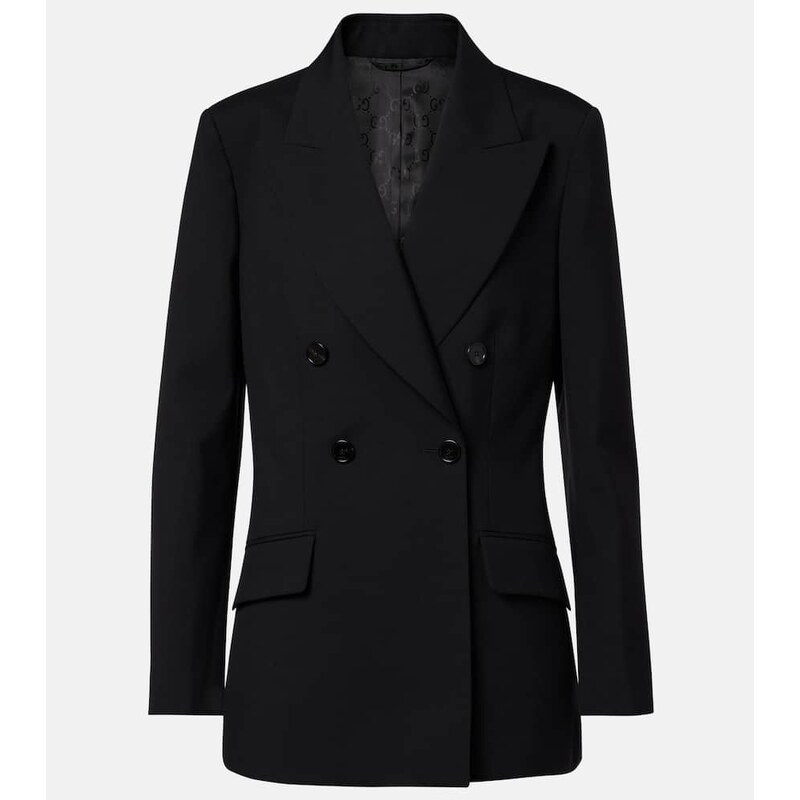 Gucci Double-breasted wool blazer