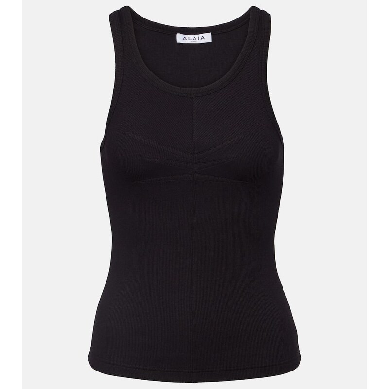 Alaia AlaÃ¯a Jersey tank top