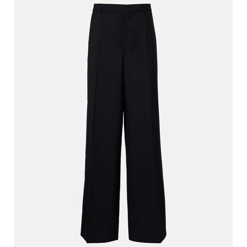 Gucci High-rise wool straight pants
