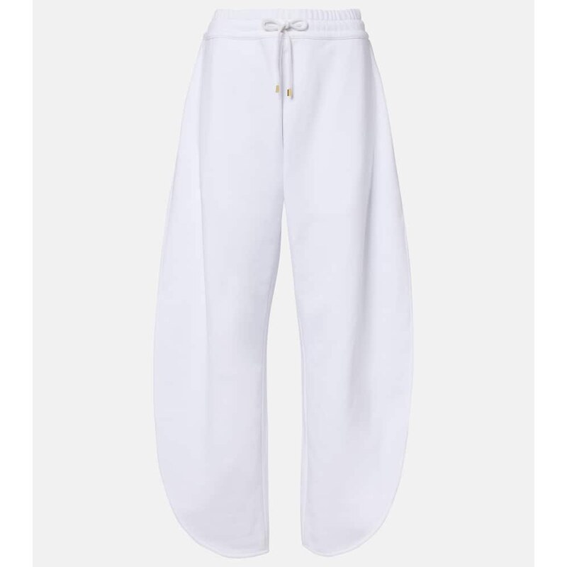 Alaia AlaÃ¯a Cotton jersey sweatpants