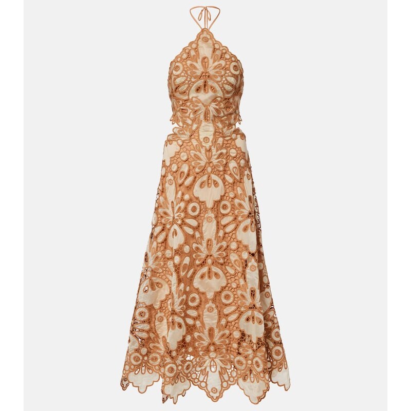 Johanna Ortiz Lace guipure maxi dress