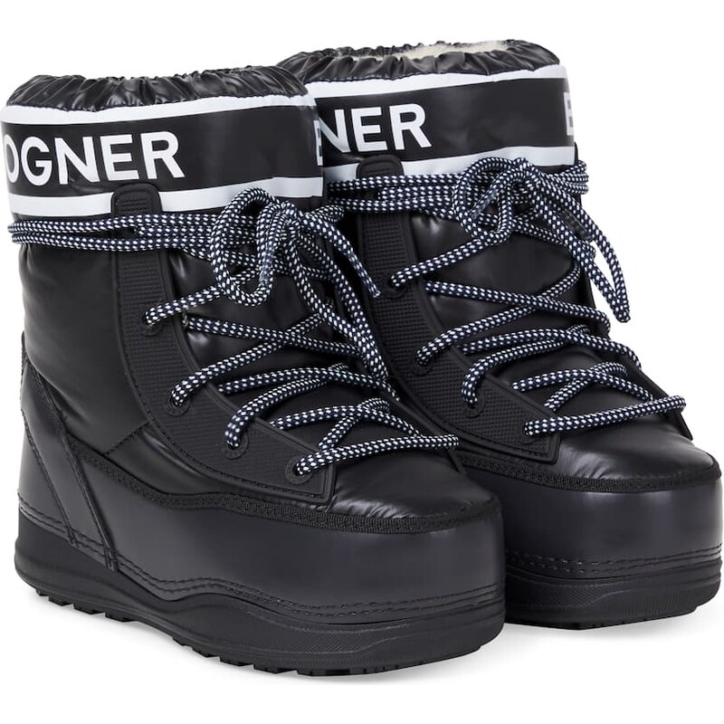 Bogner Kids La Plagne logo snow boots