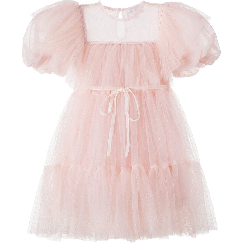 Petite Amalie Tiered tulle dress