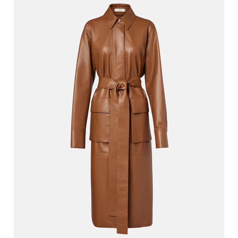 Joseph Okabe leather coat