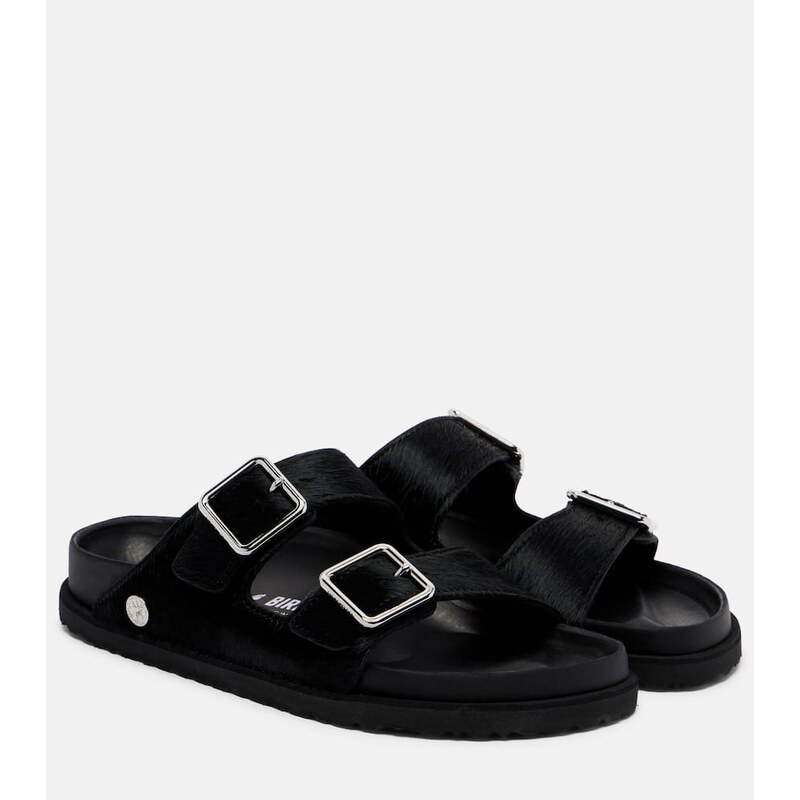 Birkenstock 1774 Arizona calf hair slides