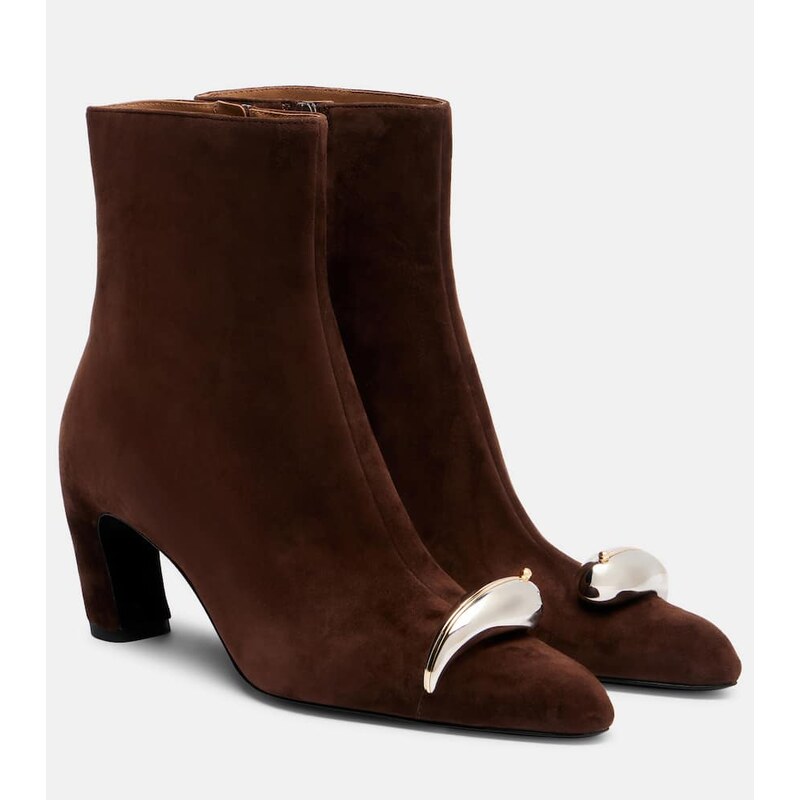 Tory Burch Pierced XL 65 suede ankle boots