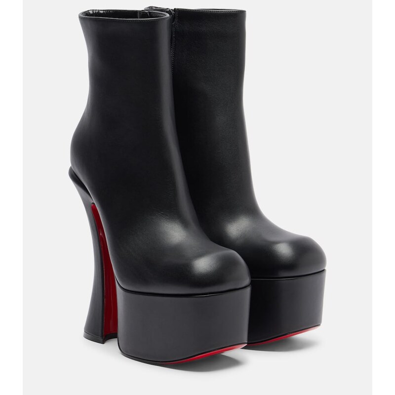 Christian Louboutin Aquabootie 160 leather platform ankle boots