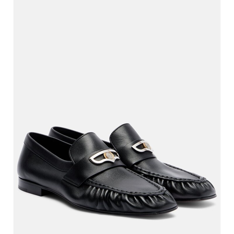 Christian Louboutin Mocallista leather penny loafers