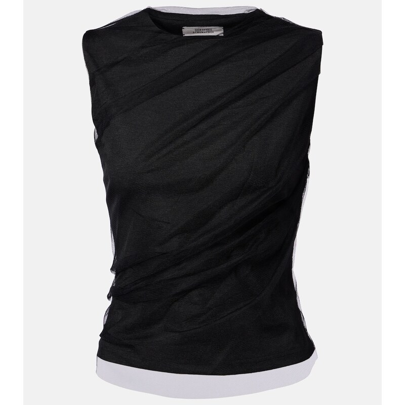 Dorothee Schumacher Draped tulle top
