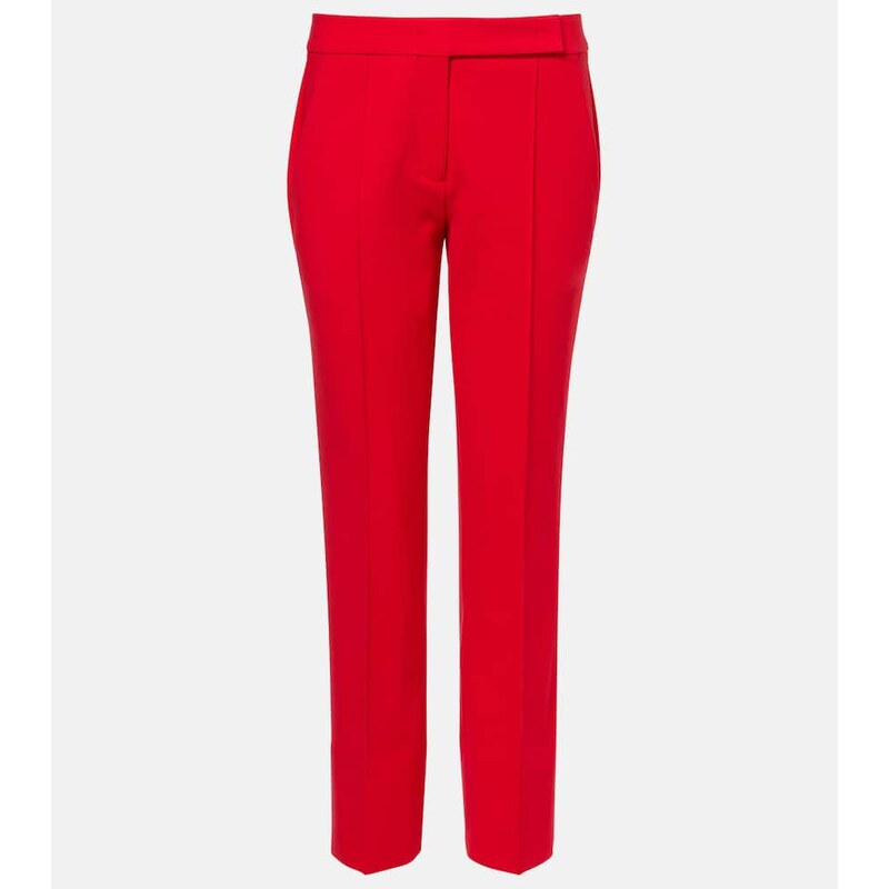 Dorothee Schumacher Cropped mid-rise slim pants