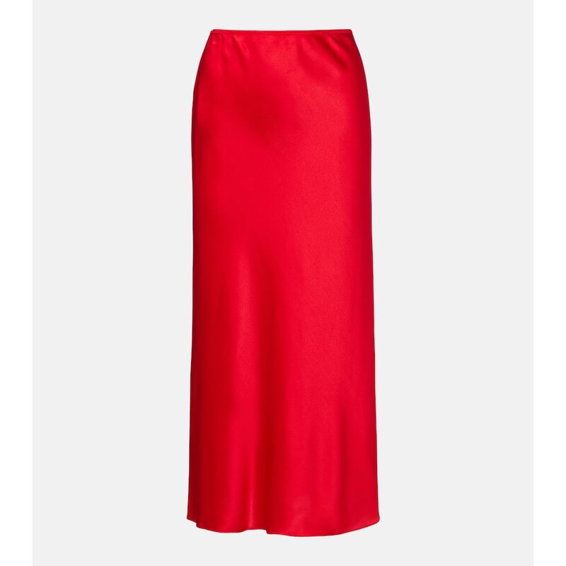 Dorothee Schumacher Sense Of Shine silk-blend satin slip skirt