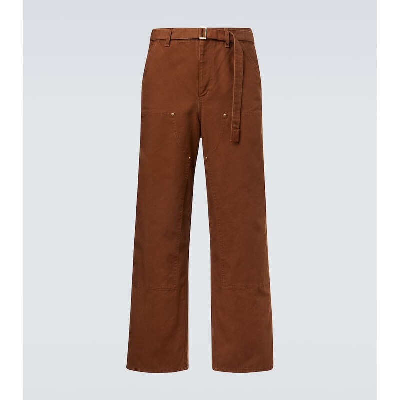 Sacai x Carhartt WIP belted cotton cargo pants