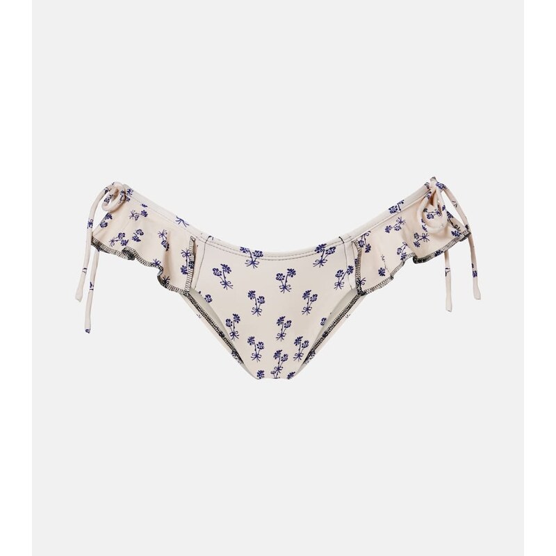 Montce Cynthia floral ruffled bikini bottoms