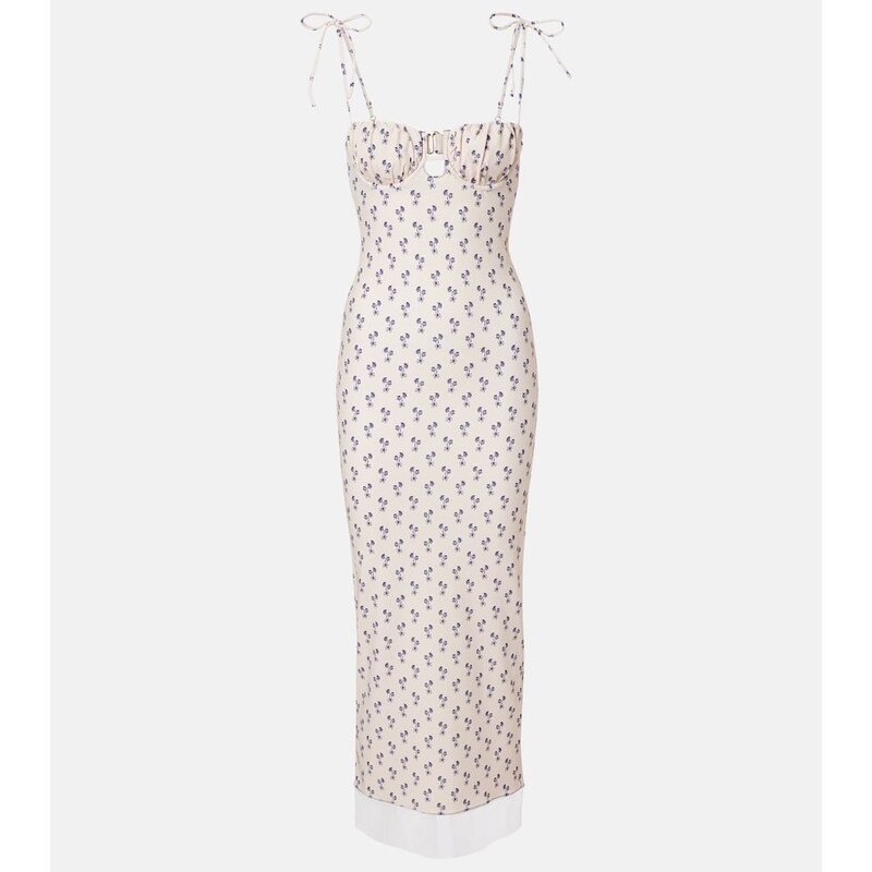 Montce Cynthia floral midi dress