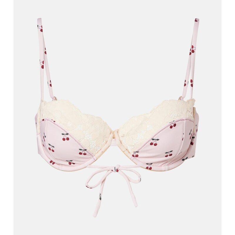 Montce Lena printed bikini top