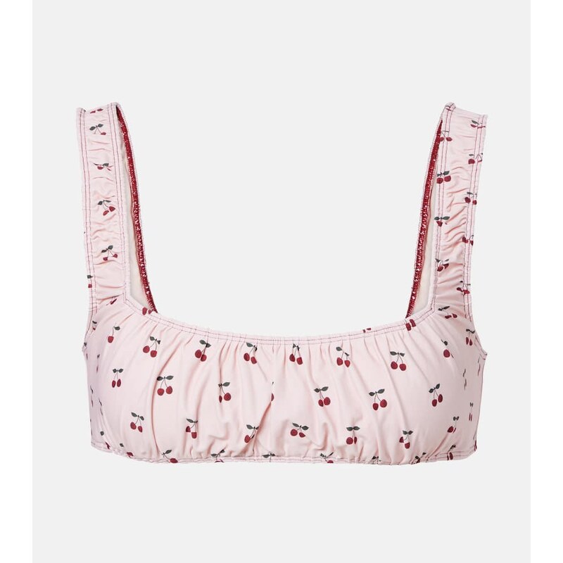 Montce Zoe printed bikini top