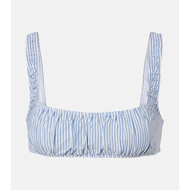 Montce Zoe striped bikini top