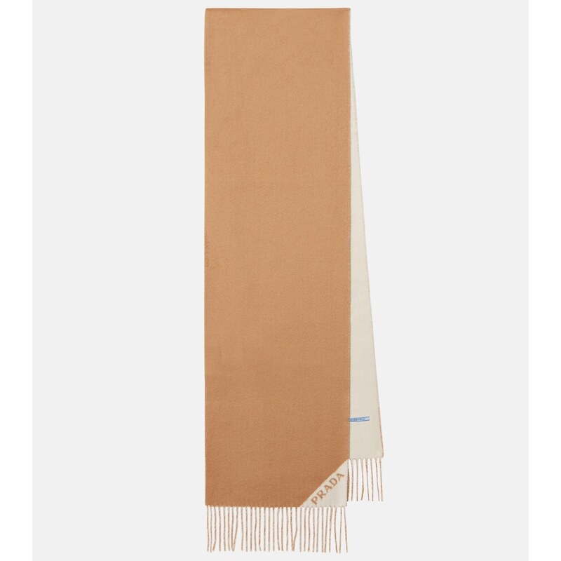 Prada Fringed cashmere scarf