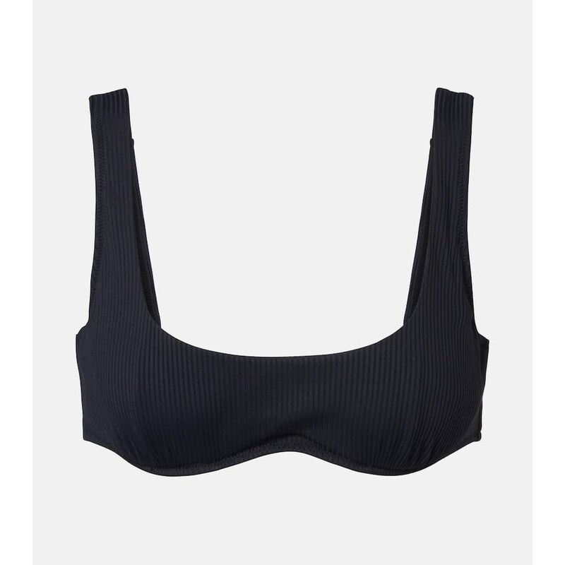 Montce Kaia ribbed-knit bikini top