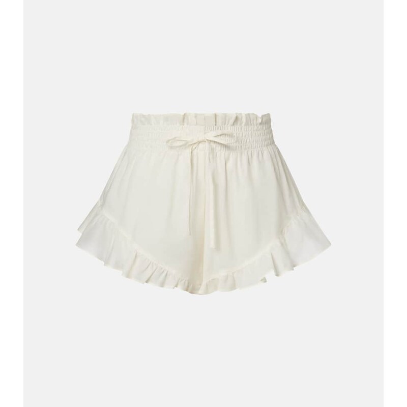 Montce Ruffled cotton shorts