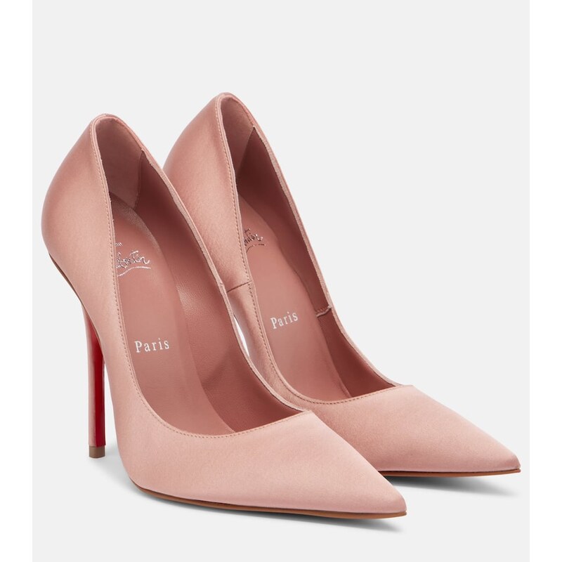 Christian Louboutin Miss Z 120 crÃªpe satin pumps