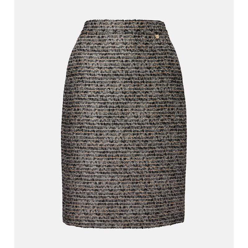 Max Mara Fumetto tweed midi skirt