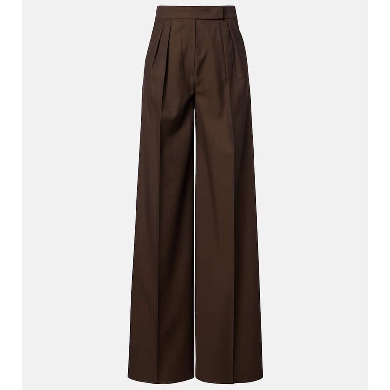 Max Mara Quorum virgin wool wide-leg pants
