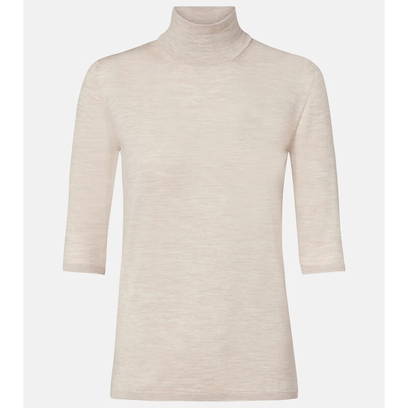 Max Mara Boa virgin wool turtleneck top
