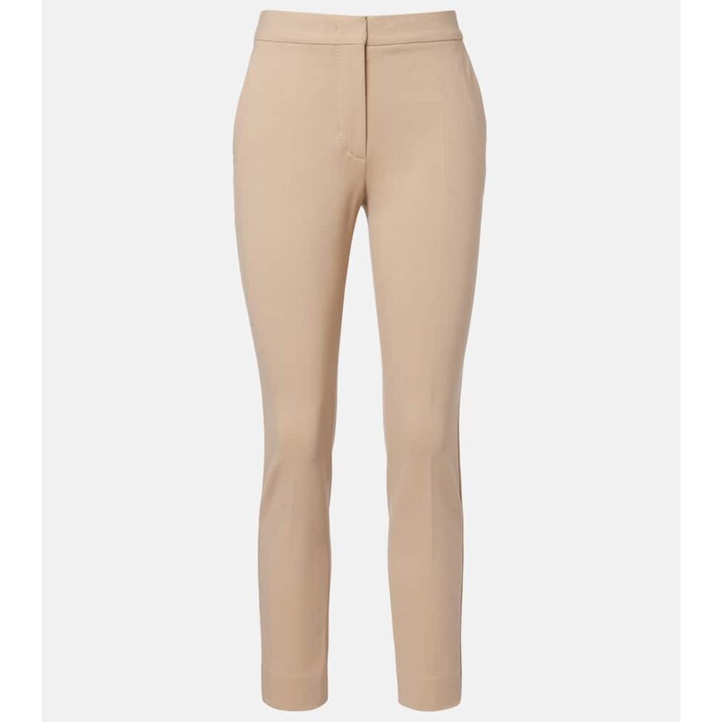 Max Mara Pegno jersey cropped slim pants