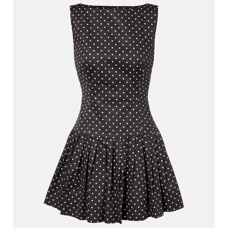 Same Polka-dot cotton poplin minidress