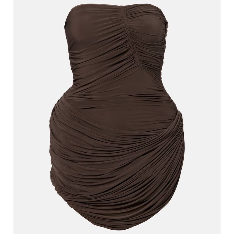 Magda Butrym Ruched jersey minidress