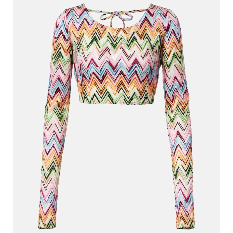 Missoni Zigzag crop top