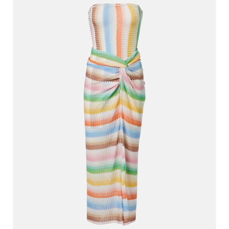 Missoni Zigzag lamé beach cover-up