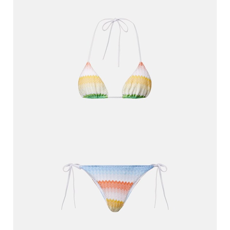 Missoni Chevron lamÃ bikini