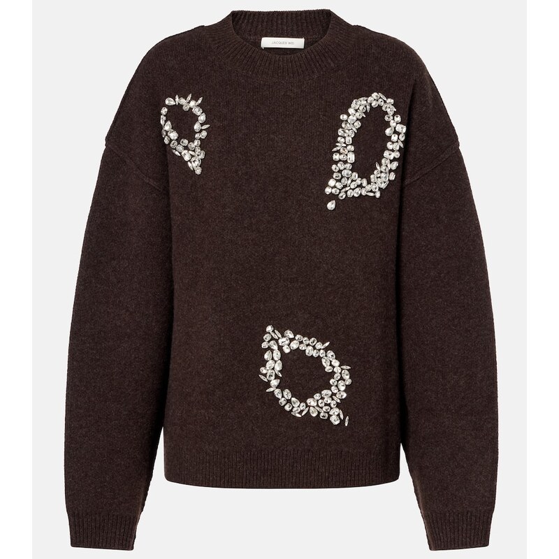 Jacques Wei Embroidered wool sweater