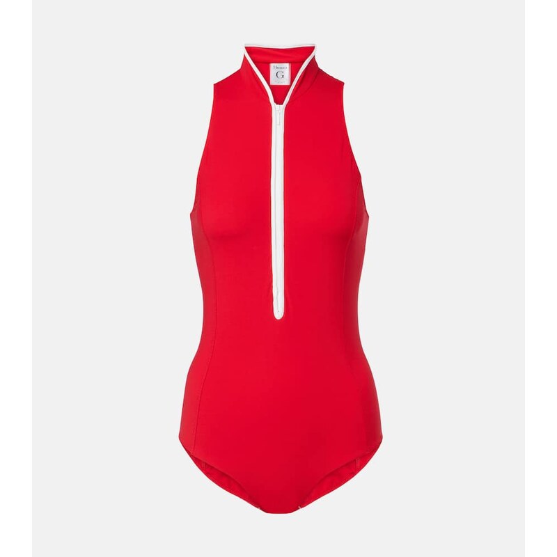 Hunza G Katya zip-up swimsuit