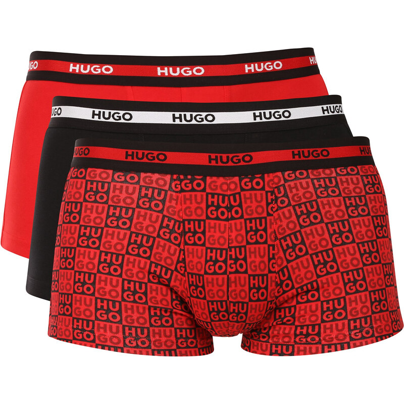 3PACK pánské boxerky HUGO vícebarevné (50545668 961)