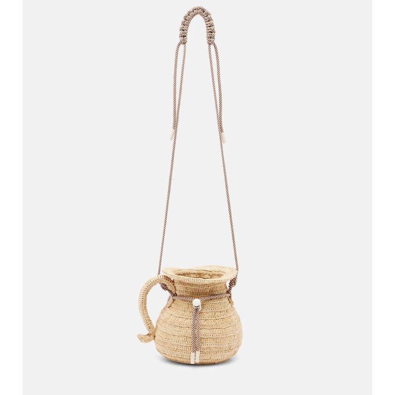 Alemais AlÃmais Michelle raffia crossbody bag