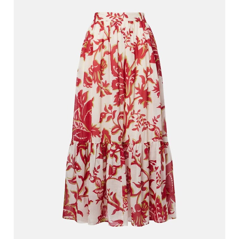 Etro Paisley cotton maxi skirt