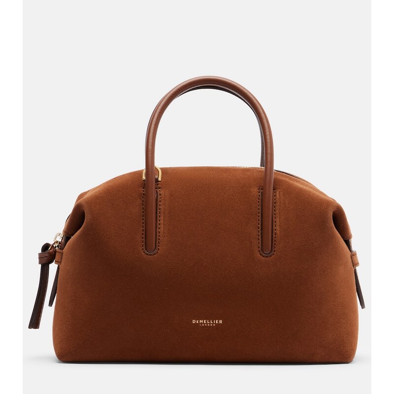 DeMellier Stockholm Small suede top-handle bag