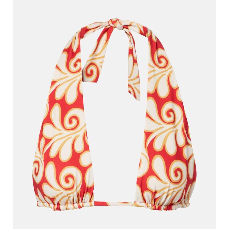 Cala de la Cruz Priscilla printed bikini top