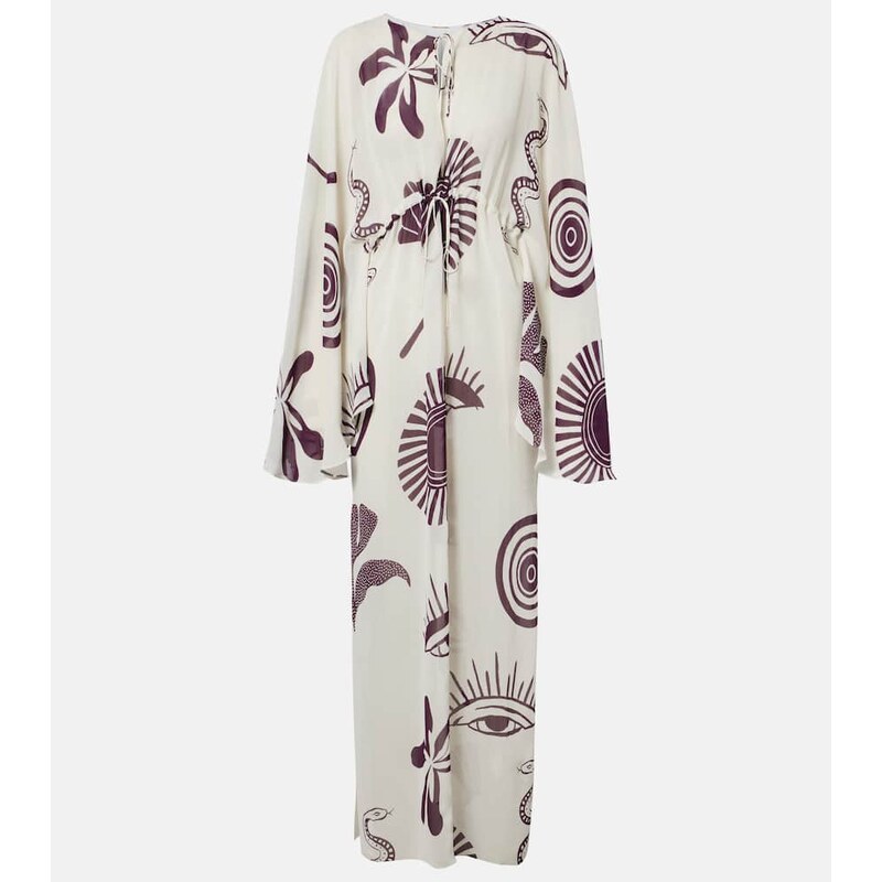 Cala de la Cruz Cassia printed maxi dress