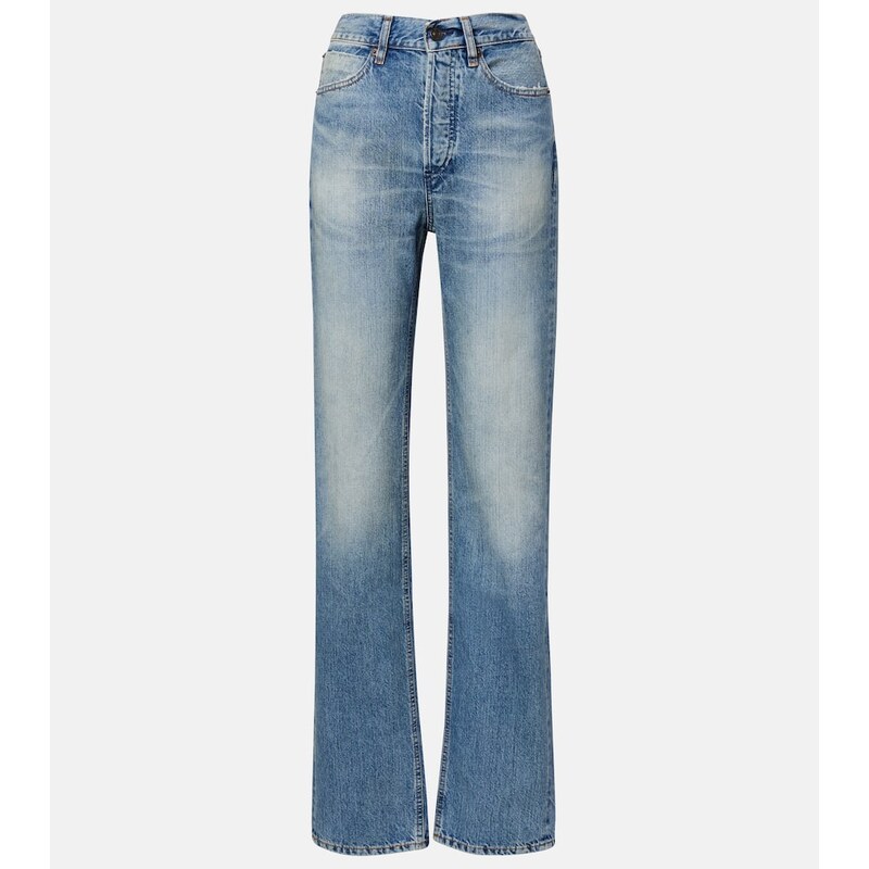 Frame The Stack wide-leg jeans