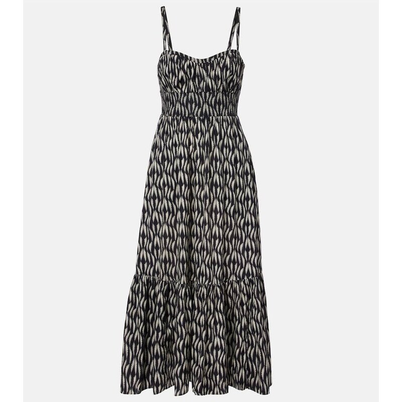 Ulla Johnson Nadine printed cotton-blend midi dress